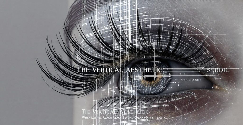 The Vertical Aesthetic: When Lashes Reach Beyond Ordinary Intensity