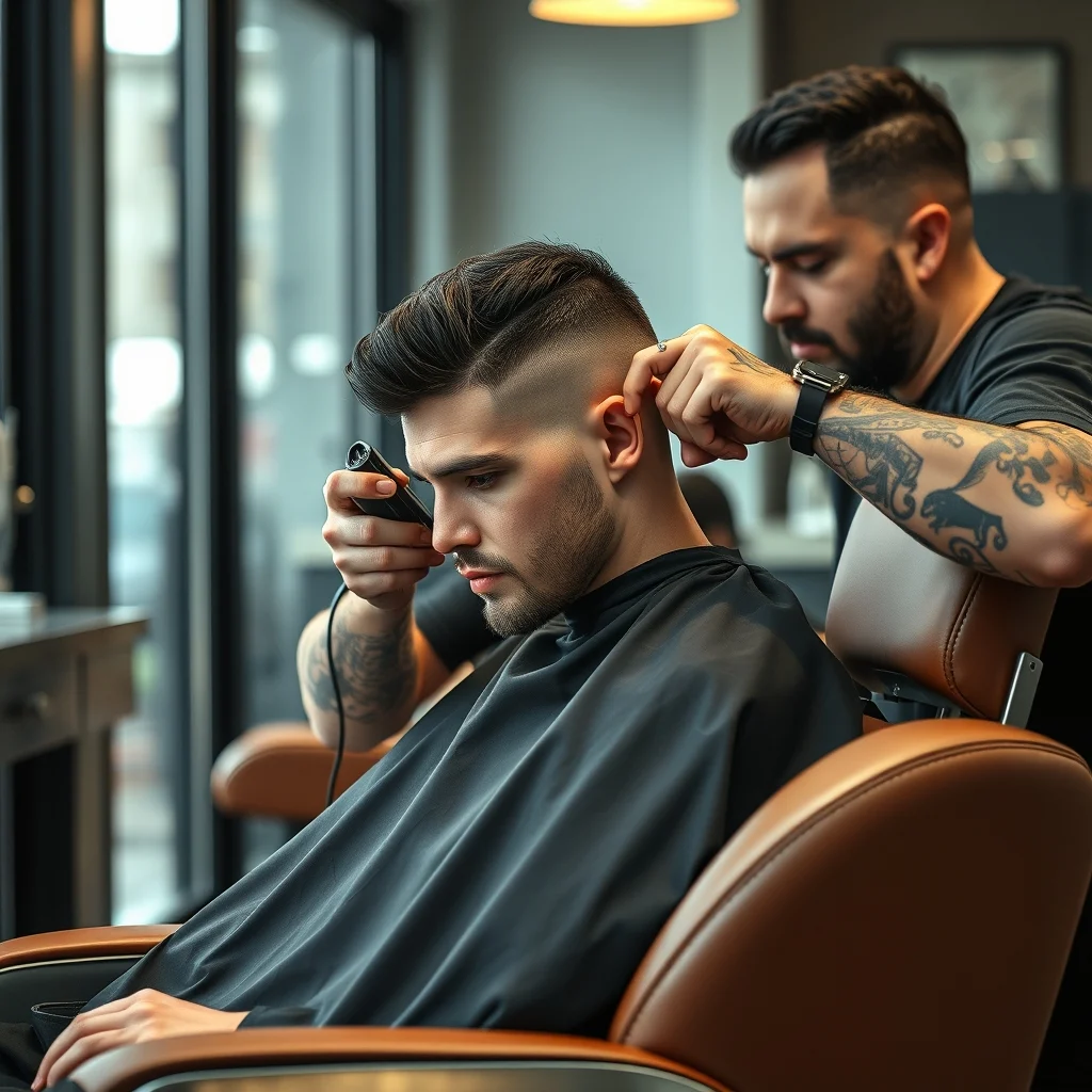The Strategic Framework of **Masculine Hair Design**: Techniques, Industry Evolution, and the Intersection of Artistry and Identity in Men’s Grooming